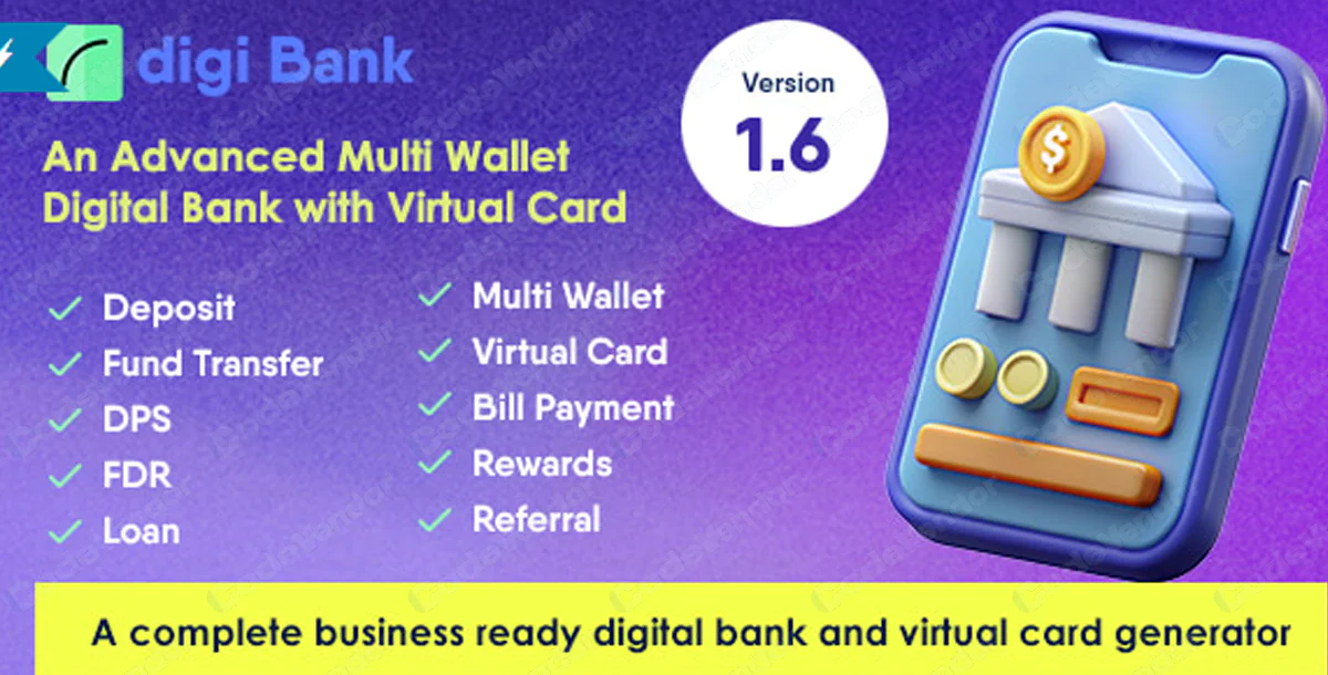 Digibank - Advanced Digital Banking System with Rewards 1.1 NULLED