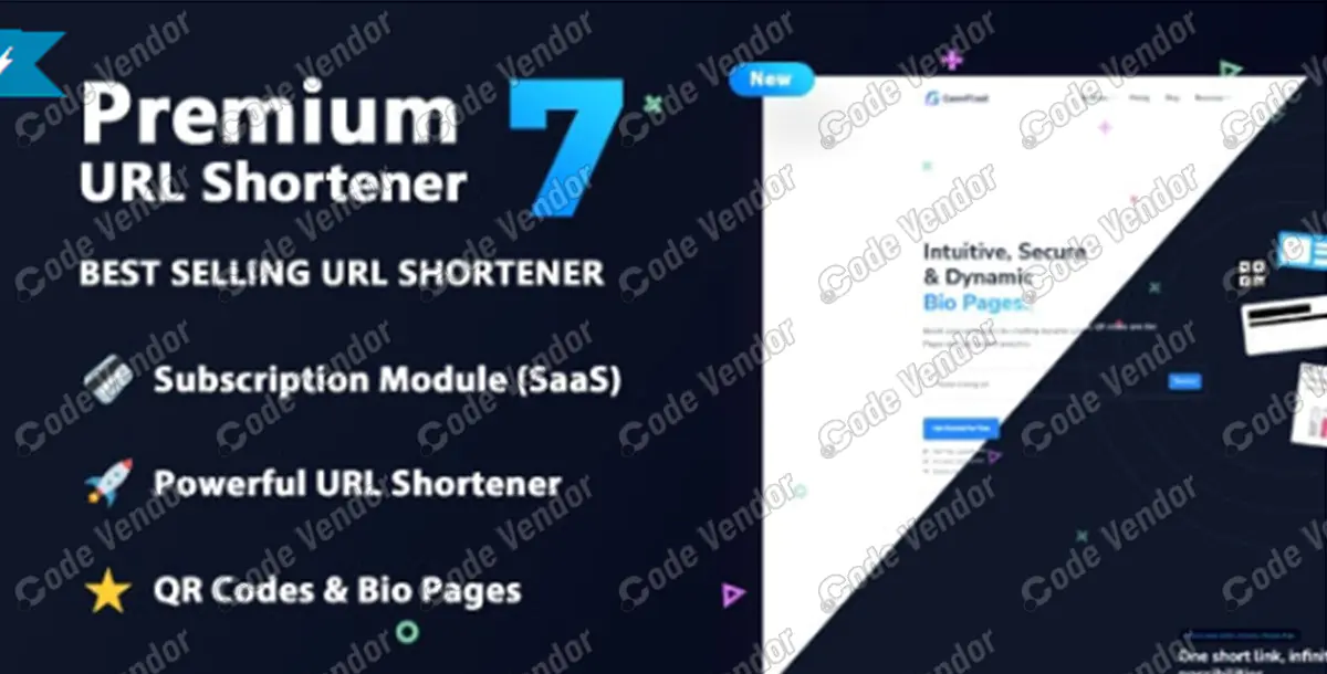 Premium URL Shortener - Link Shortener, Bio Pages & QR Codes v7.6