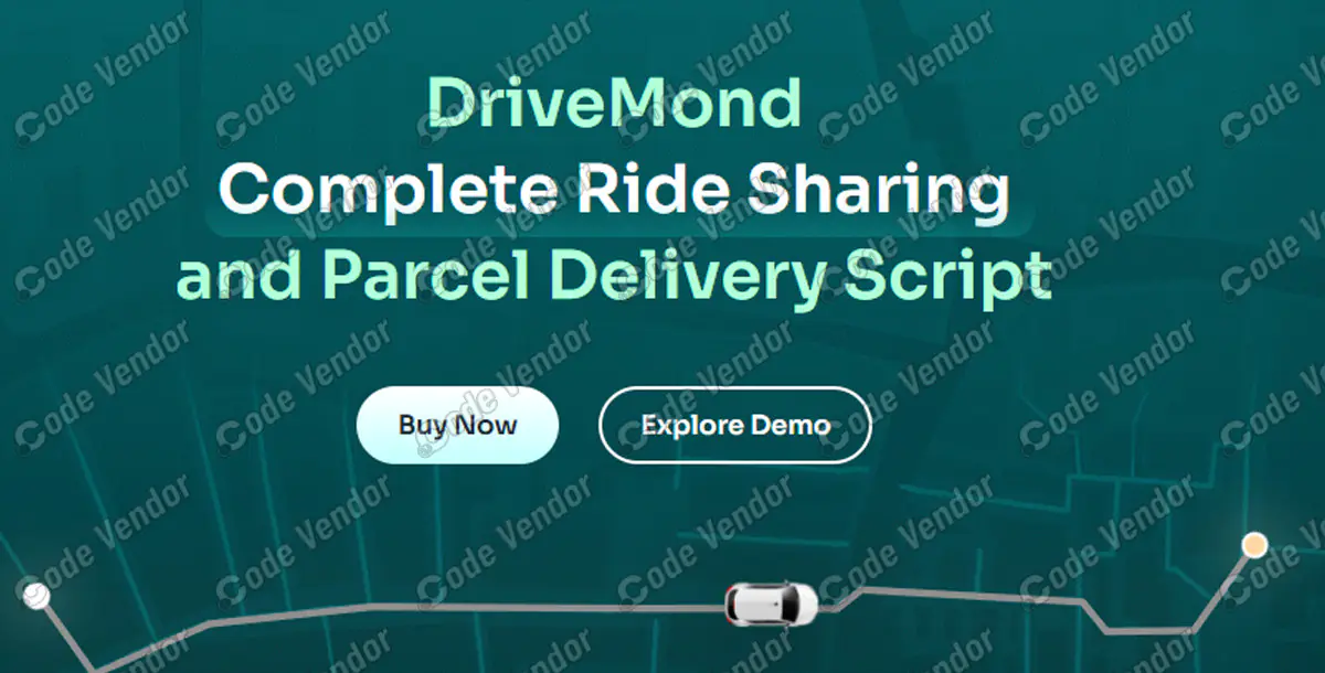 DriveMond - Ride Sharing & Parcel Delivery Solution [Agency Plus Pack] v2.4