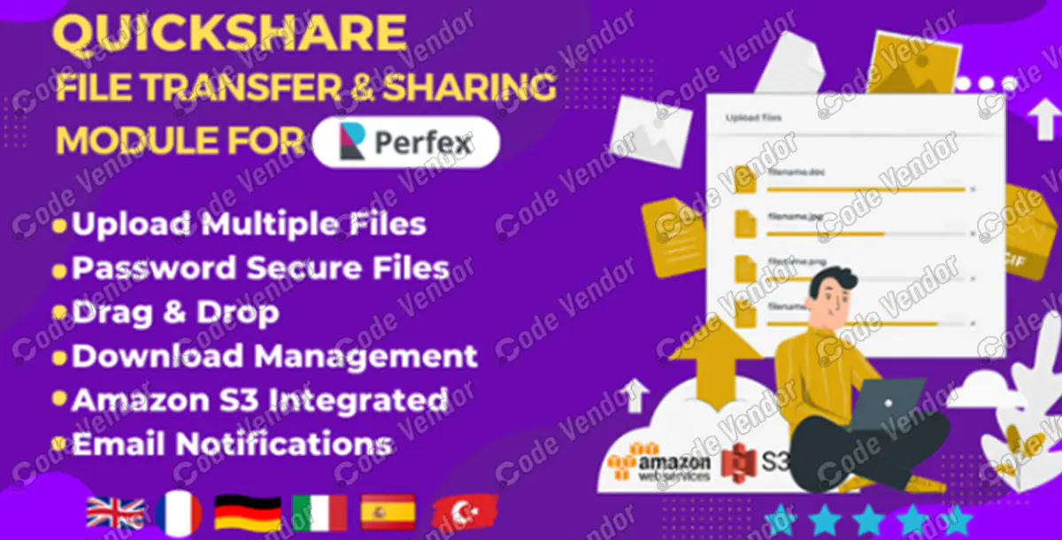 QuickShare - File transfer & sharing module for Perfex CRM v1.1.0