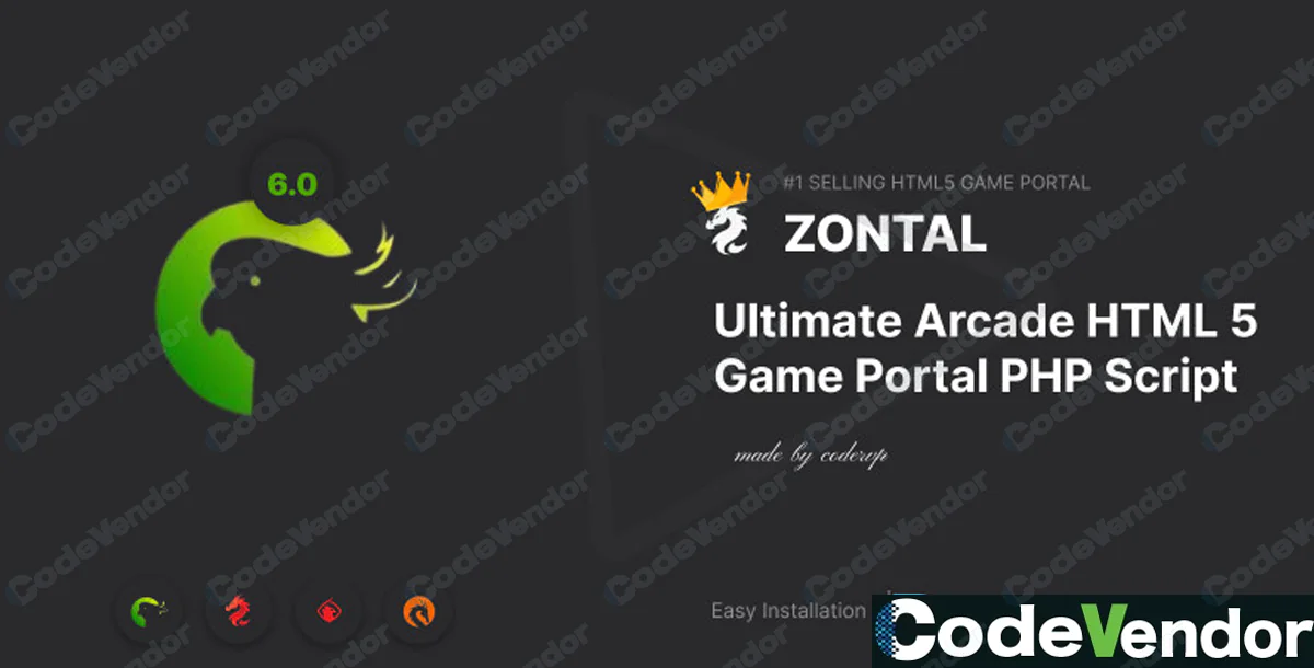 Zontal Arcade HTML 5 Game Portal PHP Script 29 November 2024
