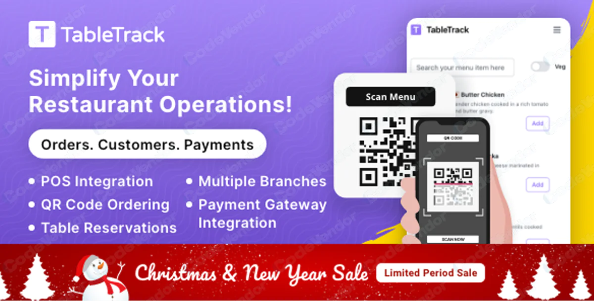 TableTrack - The Complete SaaS Restaurant Management Solution v1.0.7 NULLED