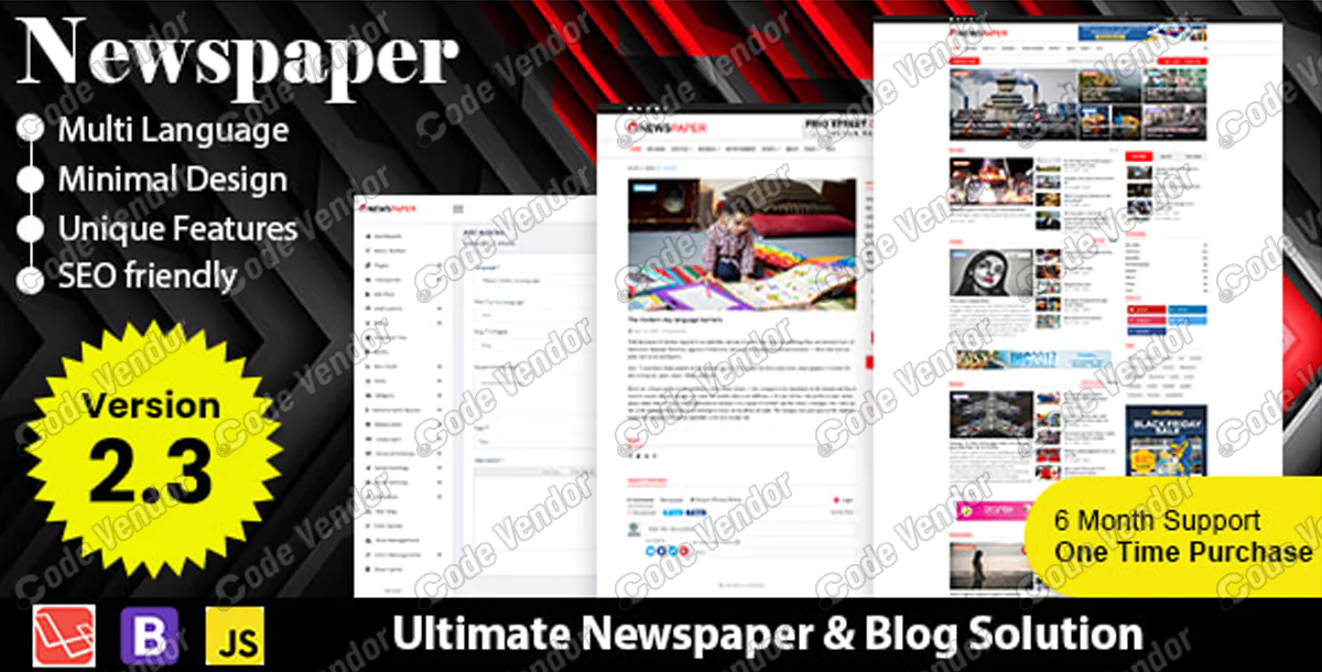 Newspaper v2.0 - Responsive News, Magazine and Blog CMS Script