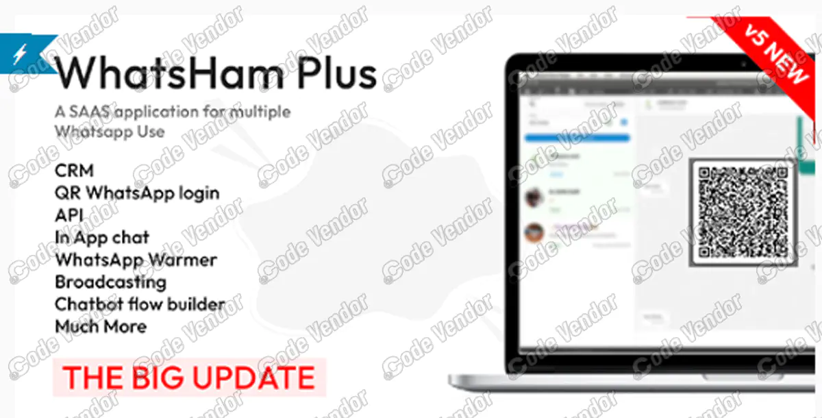 WhatsHam - Cloud based WhatsApp SASS System with Lead Generator v6.1